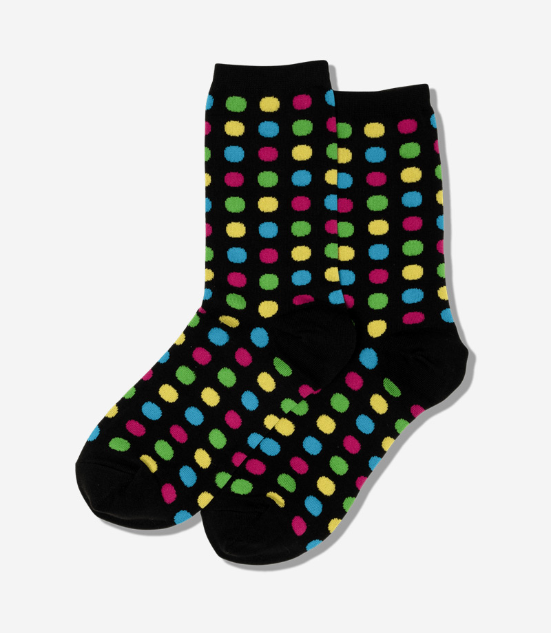 Women's classic large dot socks