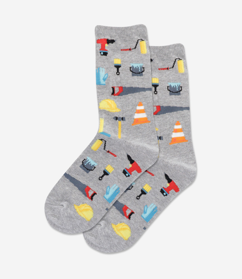 Kid's race car crew socks