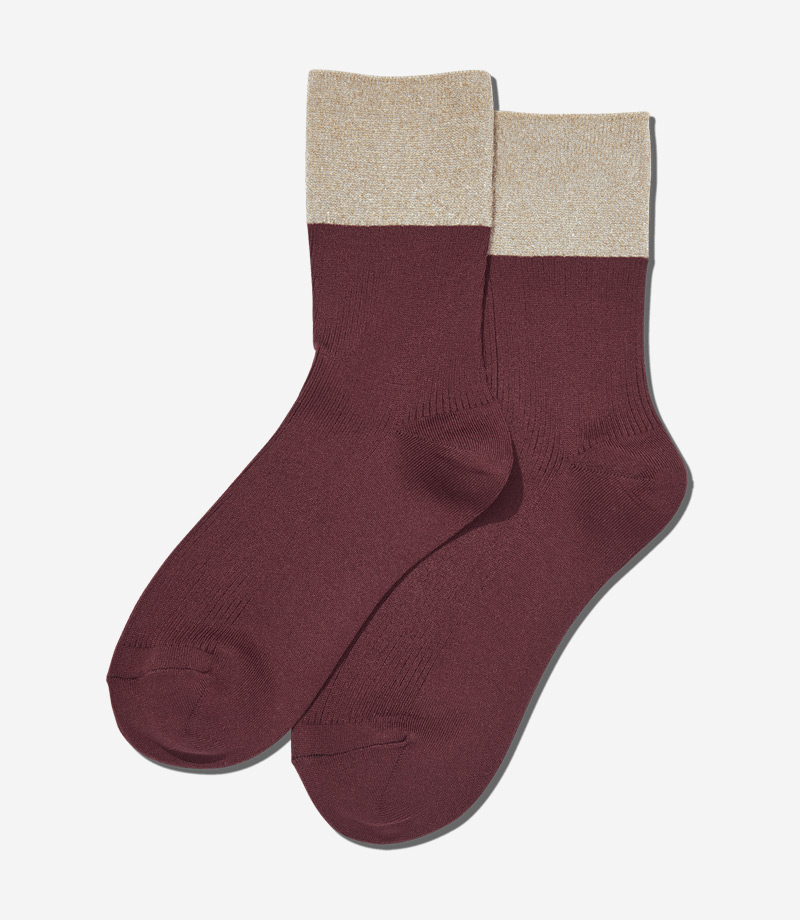 Women's color names crew socks