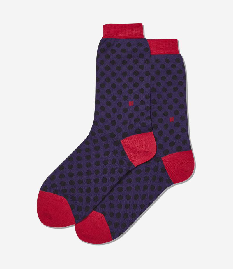 Men's polka dot socks